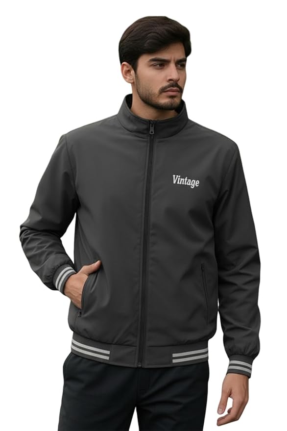Men Solid Full Sleeve Multicolor Color Regular Fit Windcheater Casual Jacket
