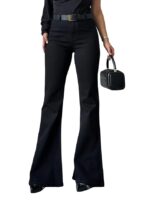 Women High Rise High Waist Jeans Wide Leg Straight Fit Denim | Baggy Cargo Style Casual Pants