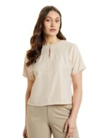 Women's Desk-to-Dinner' Crop Top (Relaxed Fit | Stylish) (Available in Plus Sizes)