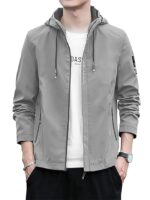 Jacket for men || Lightweight Outwear Jacket(Grey)