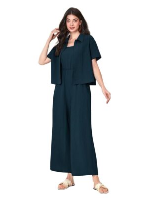 Jumpsuit for Women  || Coord Western(Teal)
