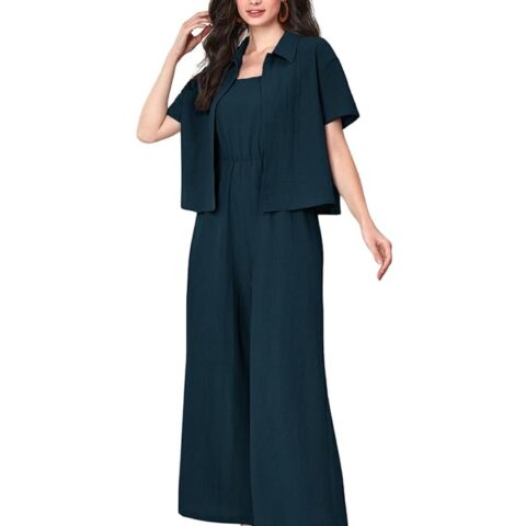 Jumpsuit for Women || Coord Western(Teal)