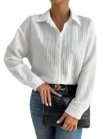 Shirt for Women | Women Shirt | Long Shirt for Women | Shirt Tops for Women | Oversized Shirt for Women(White)