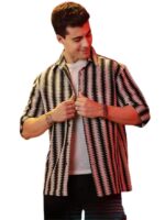 Men's Polycotton Regular Fit | Casual Stylish | Crochet Formal Shirt for Men | Trendy Shirts