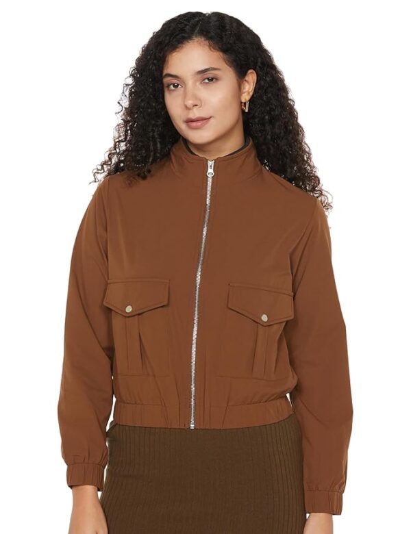 Women's Faux Fur-Lined Puffer Jacket with Detachable Hood - Warm, Stylish ( Mustard)