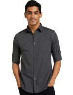 Men's Cotton Shirt | Casual | Plain | Full Sleeve | Summer - Regular Fit