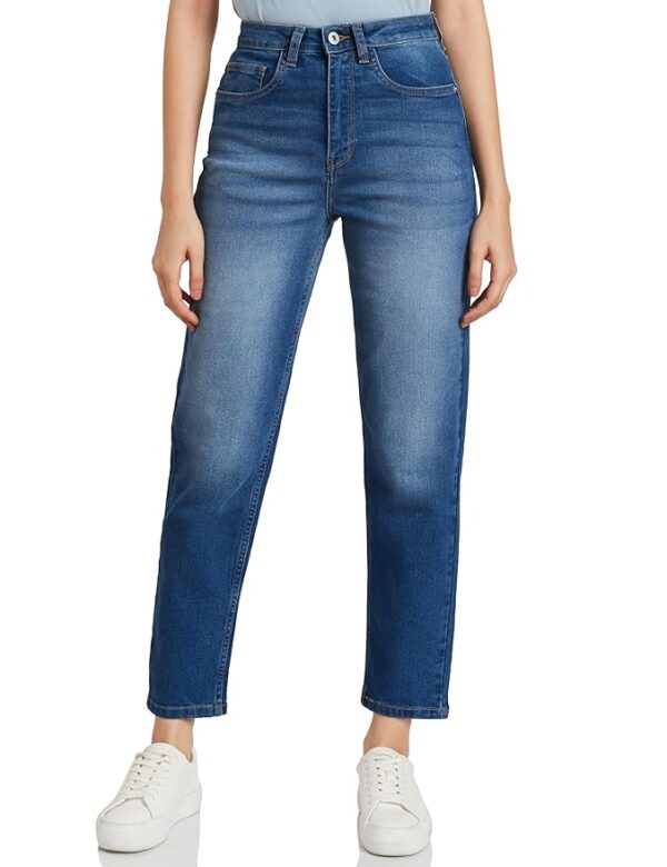 Women's MOM Fit Jeans (High Rise | Ankle Length)