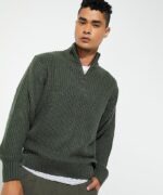 Men's Acrylic Casual Sweaters(Green)
