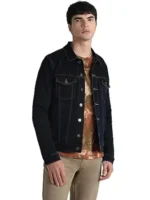 Men's Cotton Blend Standard Length A-Line Coat