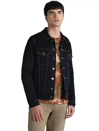 Men's Cotton Blend Standard Length A-Line Coat