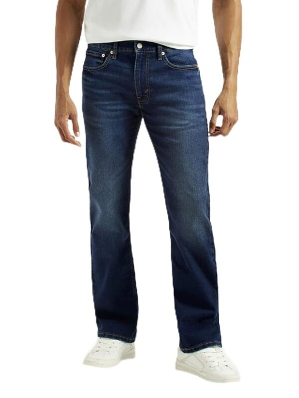 Men's  Bootcut Jeans(Dark Indigo)