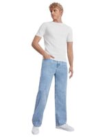 Men's Straight Fit Jeans – Classic Denim with Comfortable Fit, Durable Fabric, and Timeless Style