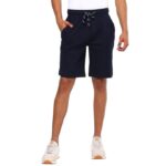 Men Athleisure Smart Tech Knit Shorts - Pack of 1 Easy Stain Release( Navy)