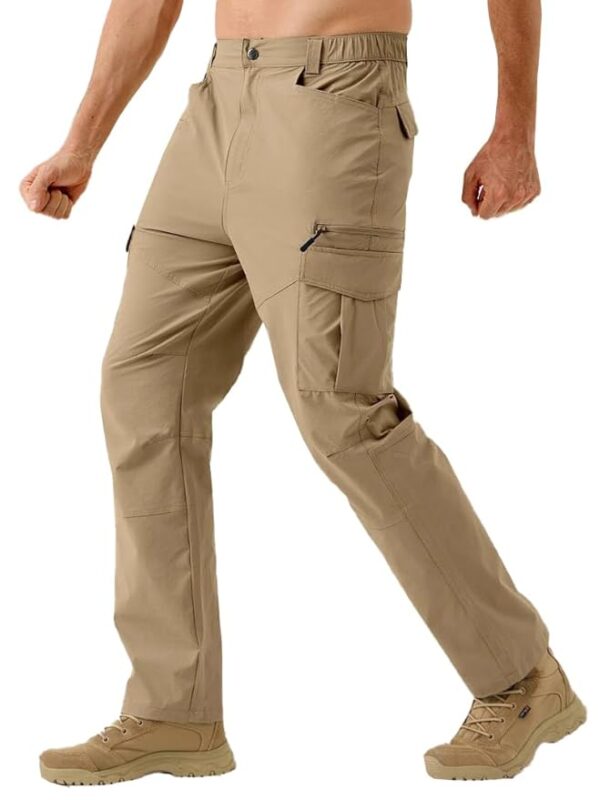 Men's Functional Straight-Fit Cargo Pants (Gold)