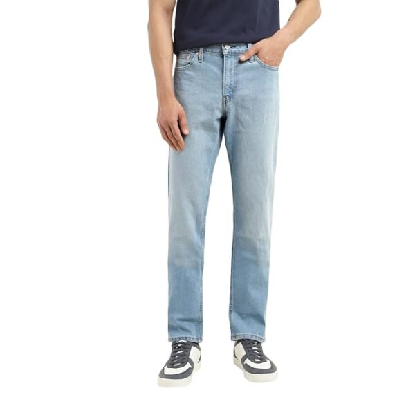 Men's  Slim Fit Mid Rise Blue Jeans