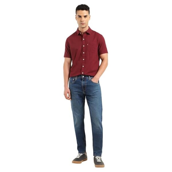 Men's Tapered Fit Mid-Rise Jeans