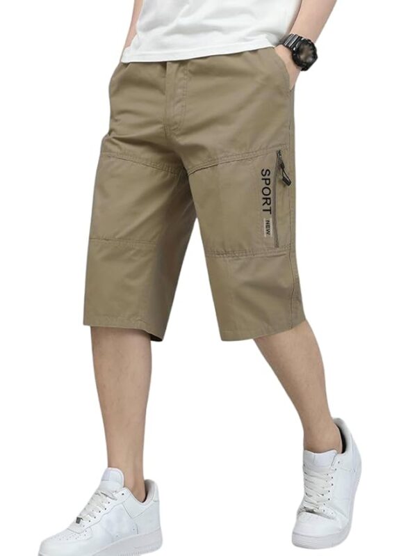 Men's Solid Cotton Shorts | Shorts Pant for Men | Shorts for Men(Gold)