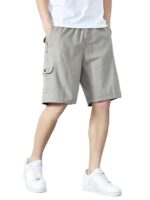 Men Shorts Cotton || Men Shorts Casual(Light Grey)