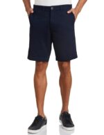 Men's Cotton Rich Stretchable Regular Fit Chino Shorts |Slant Pockets(Navy)
