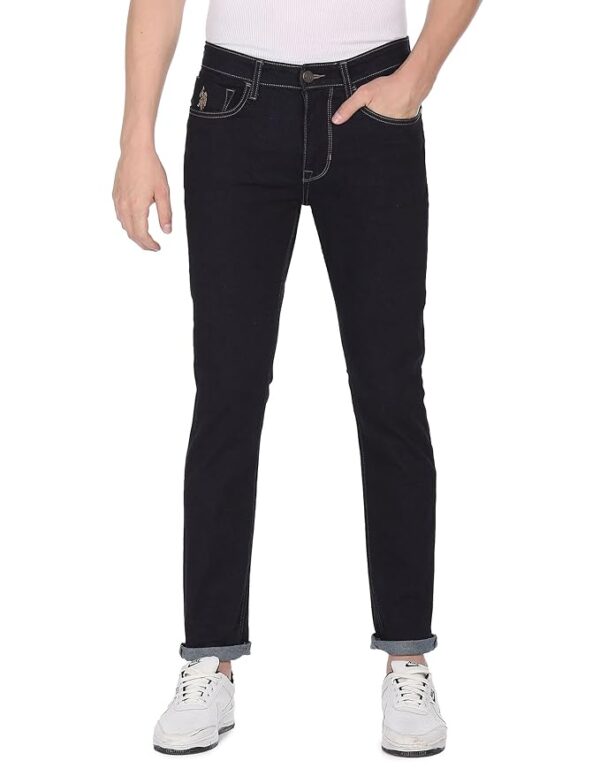 Men's Slim Fit Mid Rise Jeans