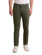 Men's Slim Tapered Fit Green Jeans