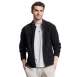 Sweatshirt for Man Stylish Sweatshirts for Men Breathable Jacket for Men (Black)