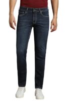 Men's Slim Fit Stretch Fabric for Comfort Premium Wash Aesthetic Authentic Twill(Navy)