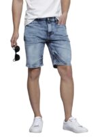 Men's Straight Fit Denim Shorts
