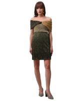Women’s Bodycon Mini Length Dress(Green)