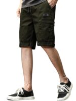 Men Shorts Cotton || Men Shorts Casual (Green)