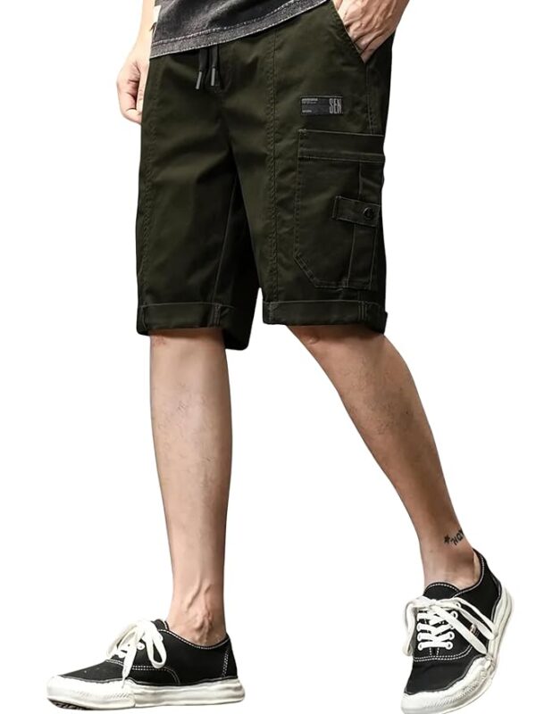 Men Shorts Cotton || Men Shorts Casual (Green)
