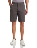 Men's Cotton Regular Fit Chino Shorts |Slant Pockets(Grey)