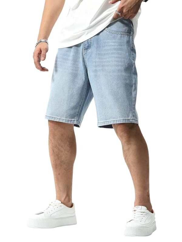 Men's Denim Cotton Shorts | Stylish Summer Bottoms | Trendy Streetwear Half Pant | Comfortable Slim Fit Apparel
