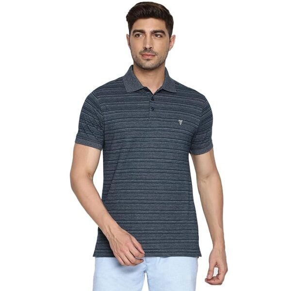 Men's Cotton Regular Fit Polo T-Shirt(Teal)