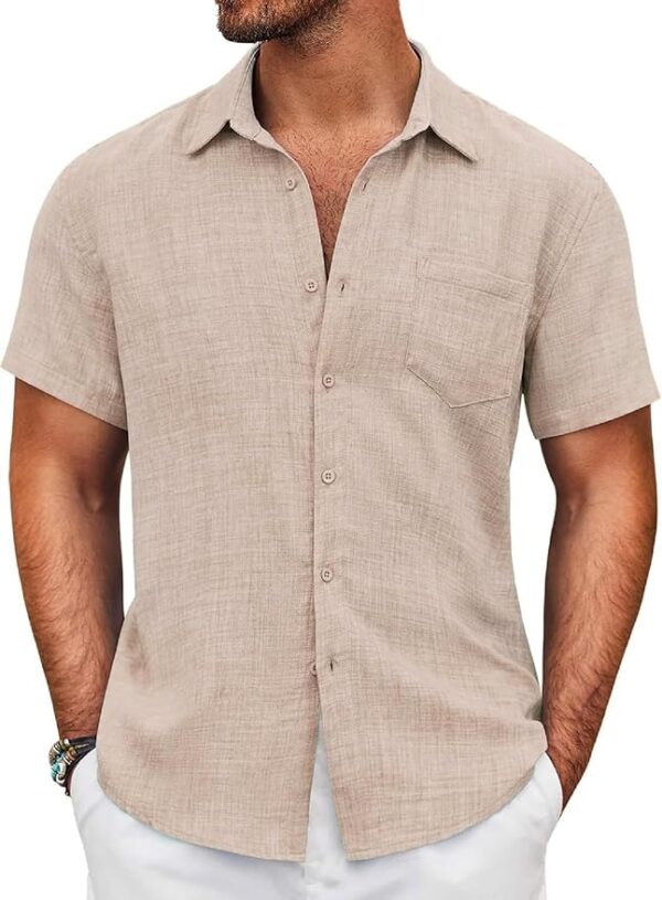 Men Cotton Regular Fit Shirt || Stylish(Chiku)