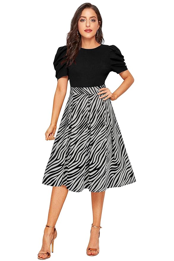 Women's A-LINE Knee Length Dress