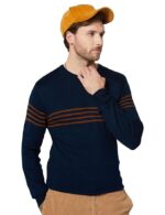 Men Acrylic Pullover Sweater (Available in Plus Sizes)