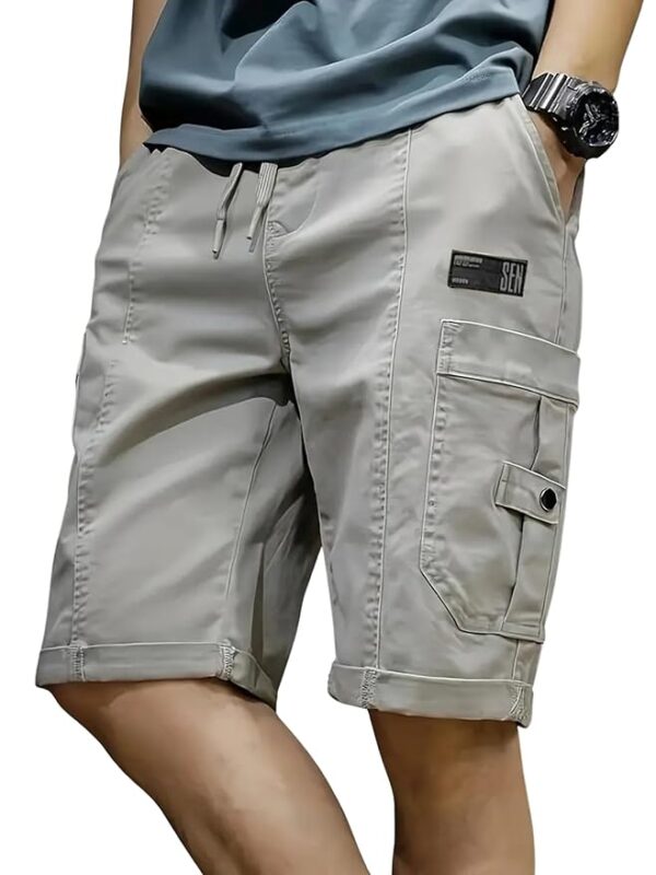 Men Shorts Cotton || Men Shorts Casual (Light grey)