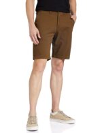 Men's Cotton Regular Fit Chino Shorts |Slant Pockets(Brown)