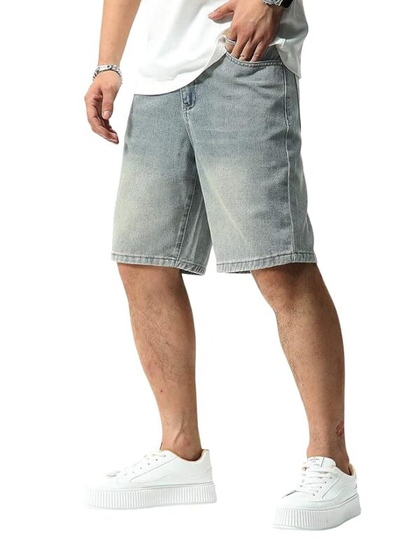 Men's Denim Cotton Shorts | Stylish Summer Bottoms | Trendy Streetwear Half Pant | Comfortable Slim Fit Apparel