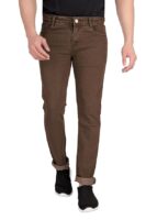 Jeans for Men Slim Fit Stretchable Casual Pants(Brown)