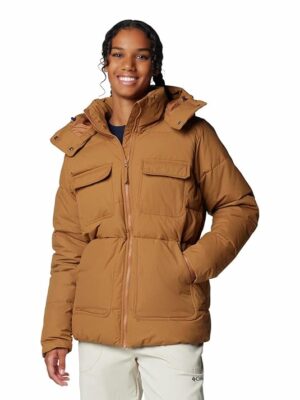Women Omni-Heat Inifnity Longhorn Ridge Hiking and Trekking Insulated Jacket - Brown