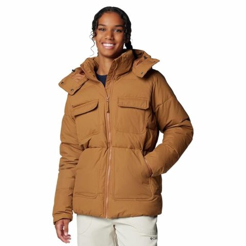 Women Omni-Heat Inifnity Longhorn Ridge Hiking and Trekking Insulated Jacket - Brown