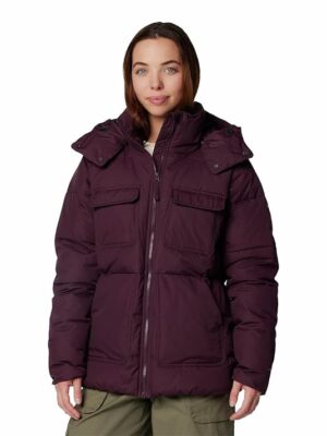 Women Omni-Heat Inifnity Longhorn Ridge Hiking and Trekking Insulated Jacket - Maroon