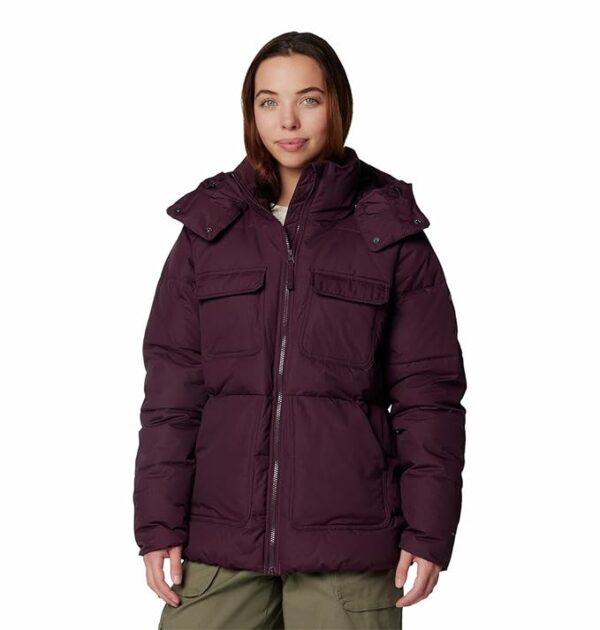 Women Omni-Heat Inifnity Longhorn Ridge Hiking and Trekking Insulated Jacket - Maroon
